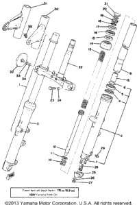 Front Fork (Xs750-2D)