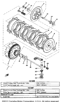 Clutch Yz100 E - F