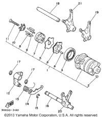 Shift Cam Fork