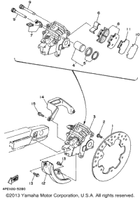 Rear Brake Caliper