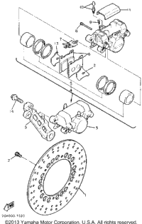 Rear Brake Caliper
