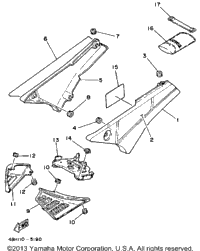 Side Cover (Rz350n)