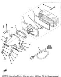 Tail Lamp (Xs750-2D)