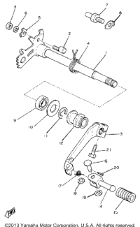 Shift Shaft-Pedal