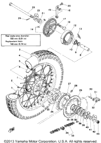 Rear Wheel (Dt400d)