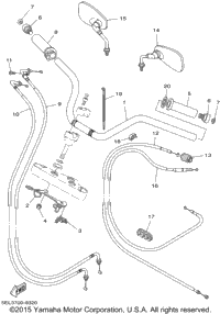 Steering Handle Cable