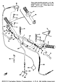 Handle - Wire Yz125c