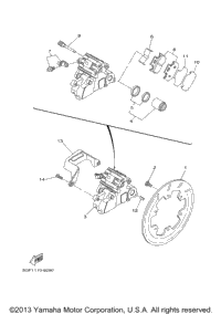 Rear Brake Caliper