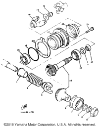 Middle Drive Gear