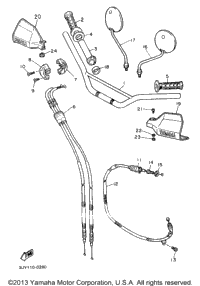 Steering Handle Cable