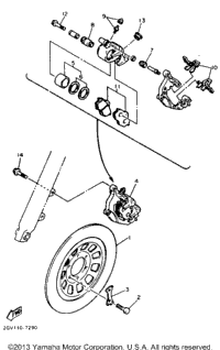 Front Brake Caliper