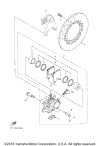 Rear Brake Caliper