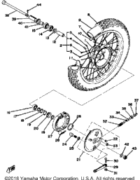 Front Wheel 250B - C - 400B - C