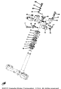 Steering Yz125c