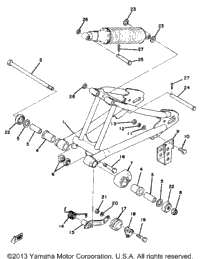 Rear Arm Yz80f