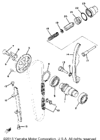 Camshaft - Chain Tensioner