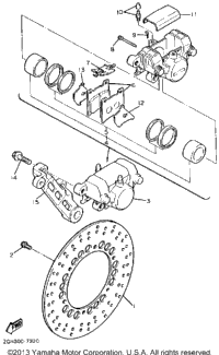 Rear Brake Caliper