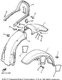 Front Fender Rear Fender