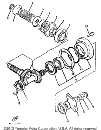 Middle Drive Gear