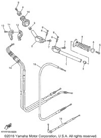 Steering Handle Cable