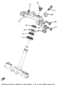 Steering Yz250d - E