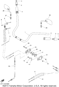 Steering Handle Cable