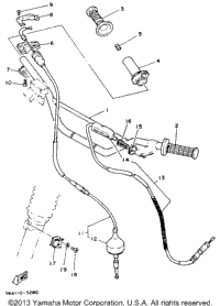Steering Handle-Cable