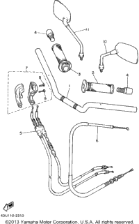 Steering Handle Cable