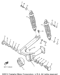 Swing Arm Rear Shocks