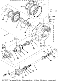 Final Drive Gear - Drive Shaft