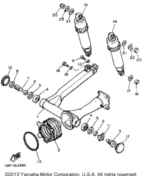 Swing Arm Rear Shocks