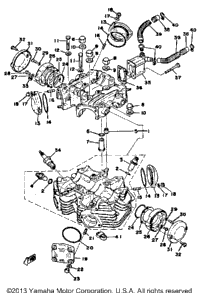 Cylinder Head - Cylinder Head Cover Xs650c