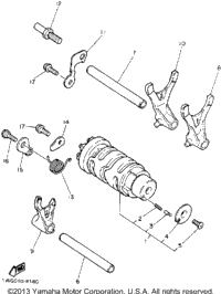 Shift Cam Fork
