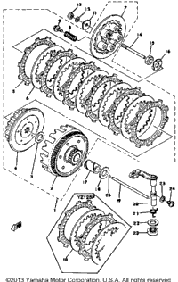 Clutch Yz125e - F