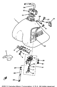 Fuel Tank - Yz60j - K