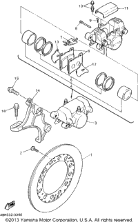 Rear Brake Caliper