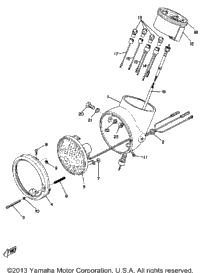 Head Lamp - Speedometer