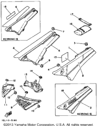 Side Cover (Rz350nc)