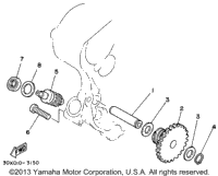 Tachometer Gear