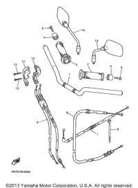 Steering Handle Cable