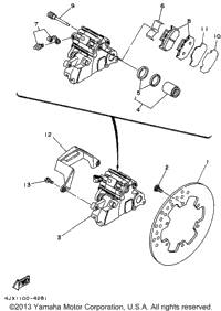 Rear Brake Caliper