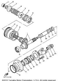 Middle Drive Gear