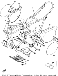 Frame-Side Cover Yz250c