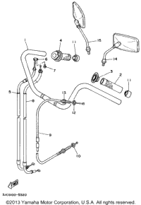 Steering Handle Cable