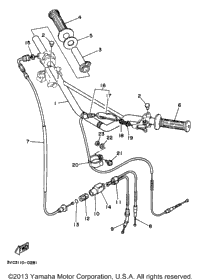 Steering Handle Cable