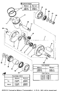 Crank - Piston Gt80e - Gt80e-009161 - Gt80f
