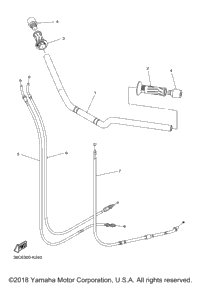 Steering Handle Cable
