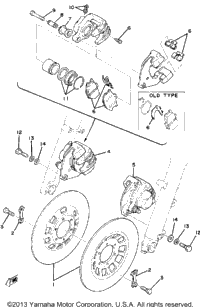 Front Disc Brake - Caliper