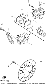 Rear Brake Caliper