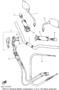 Steering Handle Cable